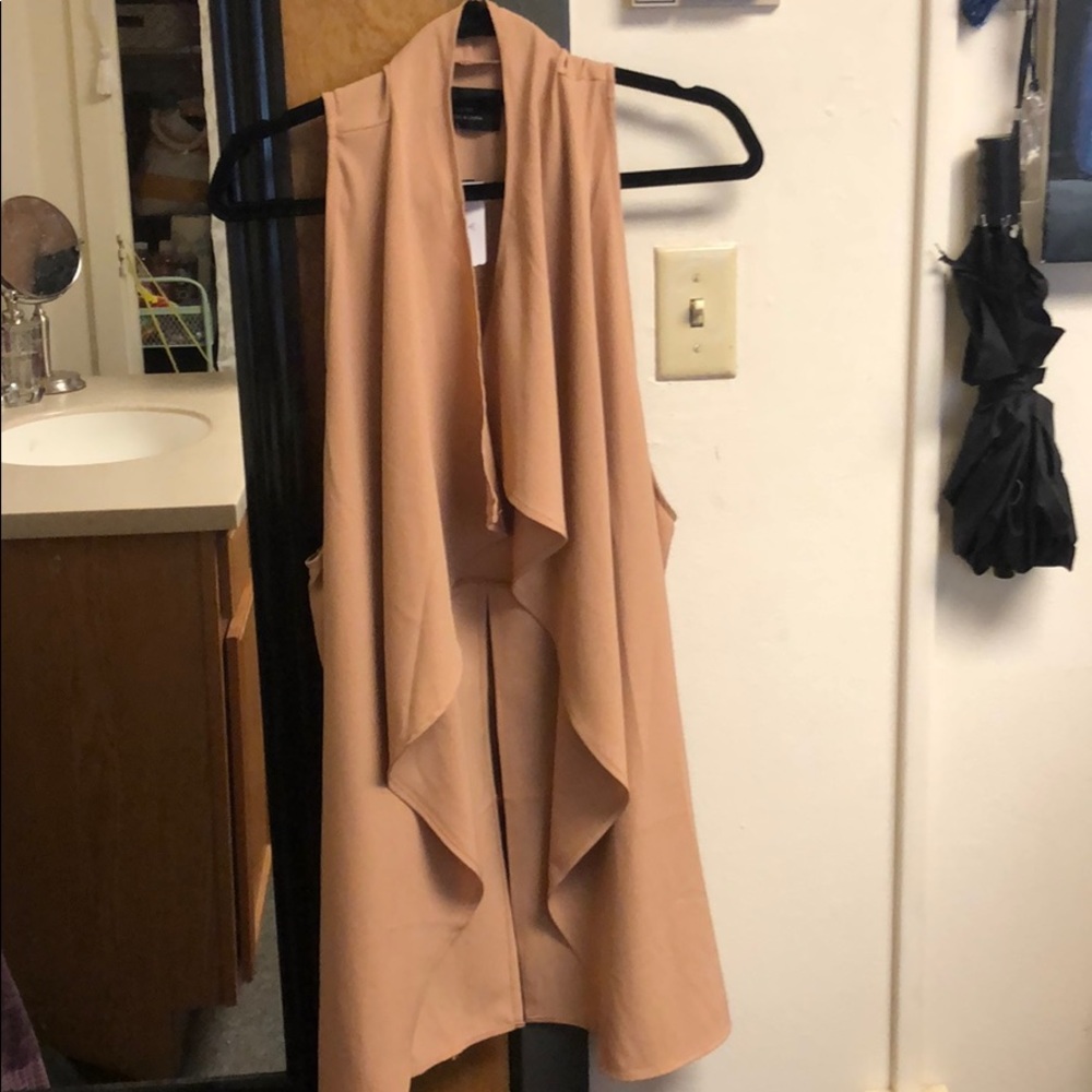 Long Nude Vest